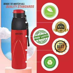 Baltra Thrust 850ml Stainless Steel Red Hot &a; Cold Water Bottle, BSL298 image 3