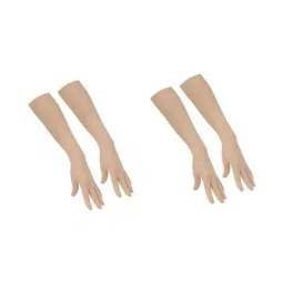 Delhi Deals Cotton Full Hand Long Gloves for Bike Riding (Pack of 2)-picture-16