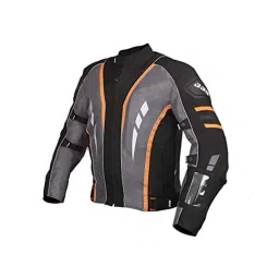 Biking Brotherhood Orange Rubberized Navigator Jacket, Size: Large-image-39