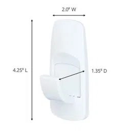 3M Command Jumbo Plastic White Utility Hooks image 2