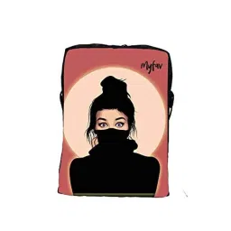 My Fav Polyester Black Girl Print Synthetic Sling Bag, MFMDP002-picture-18