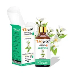 GoWoo 2 Pcs 10ml Natural Jasmine Sambac Aroma Oil &a; 100ml Coconut Carrier Oil Set, GWOC674-P24+P189 image 2