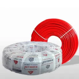 RADILITE 6 Sqmm Red HRFR Multistrand PVC Insulated Housing Wire, Length: 90 m image 2