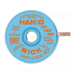 Hakko 3mm Non-Flux Type Soldering Wire Wick, FR140-86 (Pack of 25)-picture-5