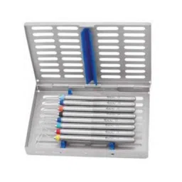 GDC 8 Pcs Root Canal Pluggers Colour Coded with Cassette Set, GD 13-picture-36