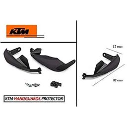 AOW Bike Hand Guard Protector Universal for All KTM Models (Pack of 2) Black Colour B-150-picture-2