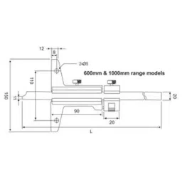 Yamayo 1000mm Vernier Depth Gauge-picture-45