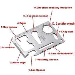 Krost Sds-Shank Hammer/Masonary Drill Bits For Concrete Application With 11 In 1 Pocket Multitool (22x340x400mm, 2) image 5
