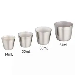 Lab Plus Stainless Steel Sample Cup Mini Size, LP-11279 (Pack of 10)-picture-14