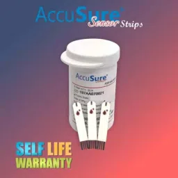 Accusure 50 Pcs Sensor Glucometer Test Strips image 2