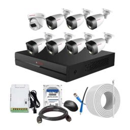CP Plus 2.4MP Full Colour HD Audio Indoor &a; Outdoor CCTV Combo Kit with 8Ch DVR, 7 Bullet 1 Dome Camera, 8Ch SMPS, 70m Cable, 500GB HDD &a; Connector-picture-30