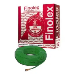 Finolex 2.5 Sqmm 90m Green Single Core FR PVC Copper Insulated Industrial Cable, 10305-picture-16