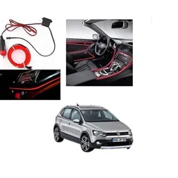 Kozdiko 12V Red Car Interior Decor Neon Strip Light for Volkswagen Polo Cross-picture-29