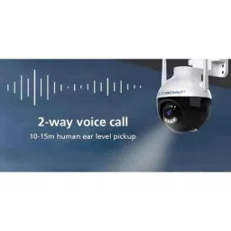 Cybernautt X9K-B 2MP Full HD Battery Powered Smart WiFi Camera with Night Vision, Human Detect, Anti Freeze, 2 Way Audio &a; Support SD Upto 128 GB image 5