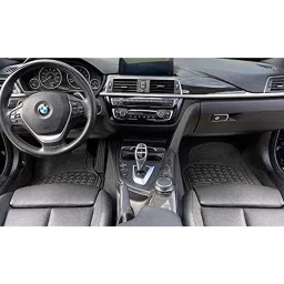 Kozdiko 4 Pcs Rubber Black Car Simple Mat Set for MG ZS EV image 5