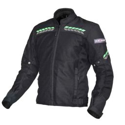 AllExtreme Speedo Polyester Neon Green Bike Riding Jacket, Size: 3XL-picture-9