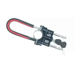 Znee Smart Black Bike Front Shocker Lock Wheel Lock with Wave Key Bike for Hero Splendor All Model-picture-37