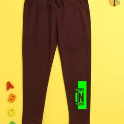 BAESD Kids Typography Printed Mid-Rise Jogger image 1