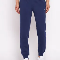 98 Degree North Men Blue Solid Casual Joggers-picture-12
