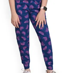 BAESD Girls Printed Pack Of 2 Cotton Joggers image 2