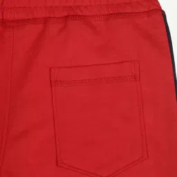 Alan Jones Boys Red & Grey Solid Joggers image 4