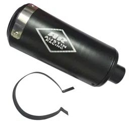 RA Accessories Black Austin Racing Silencer Exhaust for Suzuki Zeus image 5