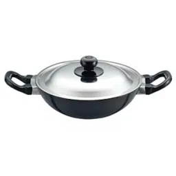 Hawkins Futura 4 Litre 30cm Nonstick Round Bottom Deep Kadhai with Lid, NK 40S (Pack of 5)-picture-18