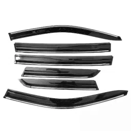 Galio Window Door Visor with Chrome Line Black for Mahindra Xuv700 Rain, Dvclvitarabrezza Pack Of 6, GAL-IVFF4U-picture-25