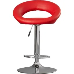 Furniturstation Leatherette Red Adjustable Height Wade Logan Peralta Swivel Bar Stool, SBF_BR02RE image 3