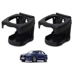 Kozdiko Plastic Black Foldable Car Drink Holder for Maruti Suzuki Dzire (2017-Present) (Pack of 2)-picture-26