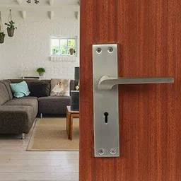 Voltizi 70mm ‎Zinc ‎Satin Finish Mortise Door Long Keyed Lock Set for Main Door Long Keyed, CRZ020 image 2