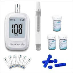 Aspen Gluco Chek 5 Seconds, 25+100 Pcs Strips, 10 Pcs Lancets &a; Blood Glucose Glucometer Kit-picture-39