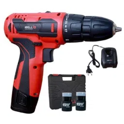 iBELL 12V DC 1500mAh Red Cordless Driver Drill, IBL CD12-74 with 1 Pc Charger, 2 Pcs Battery &a; 32 Pcs Accessories &a; 6 Months Warranty-picture-15