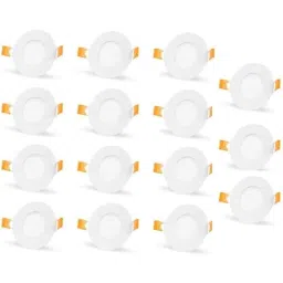 D&s;Mak 4W Cool White Round LED Concealed Panel Light (Pack of 15)-picture-30
