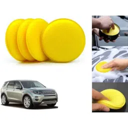 Auto Pearl Polyurethane Beige Washing &a; Waxing Polish Foam Sponge for DiscoySport (Pack of 4)-picture-11