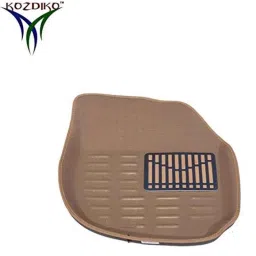 Kozdiko 3D Beige Car Foot Mat Set for Hyundai I10, koz_88129 image 2