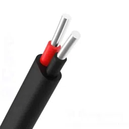 Vishwa 8 Sqmm Two Core Black Flat PVC Insulated Aluminium Cable with Weather Resistant, Length: 91 m-picture-11