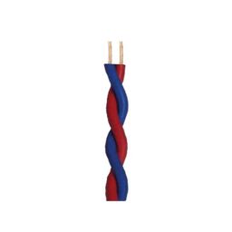 Tekson 0.25 sqmm 2 Core Red &a; Blue Copper Flexible Twisted Cable, Length: 90 m-picture-35