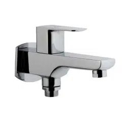 Jaquar Kubix Prime White Matt Quarter Turn 2 Way Bib Cock Tap with Wall Flange, KUP-WHM-35041PM-picture-33
