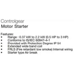 Havells DOL 2Hp Single Phase Dol Starter image 3