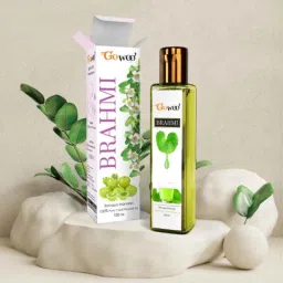 GoWoo 2 Pcs 10ml Natural Therapeutic Grade Ylang Ylang Aroma Oil &a; 100ml Brahmi Carrier Oil Set, GWOC1329-P49+P169 image 3