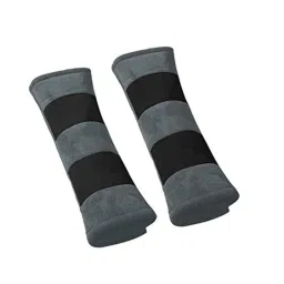 Kozdiko 2 Pcs Valvet Grey &a; Black Seat Belt Cushion Pillow Set for Hyundai Verna Fluidic-picture-34
