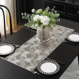 flipkart smartbuy Silver 92 cm Table Runner-picture-14