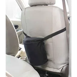 Kozdiko 2 Pcs Black Semi Cylindrical Car Dustbin Set for Chevrolet Matiz image 3