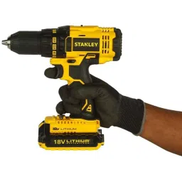 Stanley 13mm Li-Ion Cordless Drill Driver with 2x1.3Ah Batteries, SCD20C2K image 4