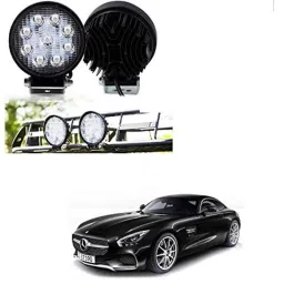 Kozdiko 2 Pcs 27W 4 inch 9 LED Waterproof Round White Fog Light Set with Mounting Brackets for Mercedes Benz AMG GT, kozd_19906-picture-28