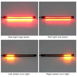 aow LED Bar for Bike Brake Tail Light &a; Left/Right Turn Signal Lamp for Honda CD 110 Dream (Pack of 2)-picture-39