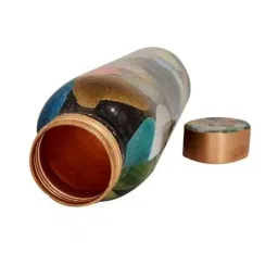 Healthchoice 1000ml Copper Crystal Design Printed Water Bottle (Pack of 5) image 3