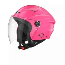 Studds Ray Super Plastic Dark Pink Open Face Helmets, Size: Large-picture-20