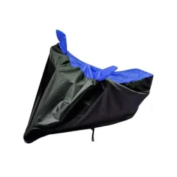 Riderscart Polyester Black &a; Blue Waterproof Two Wheeler Body Cover with Storage Bag for Yamaha YZF R15-picture-14